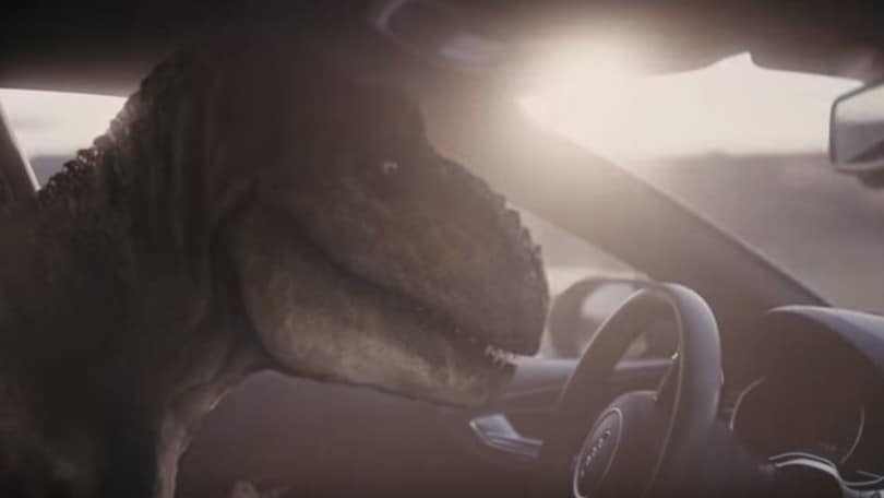 Grazie alla guida autonoma anche i T-Rex potranno guidare...