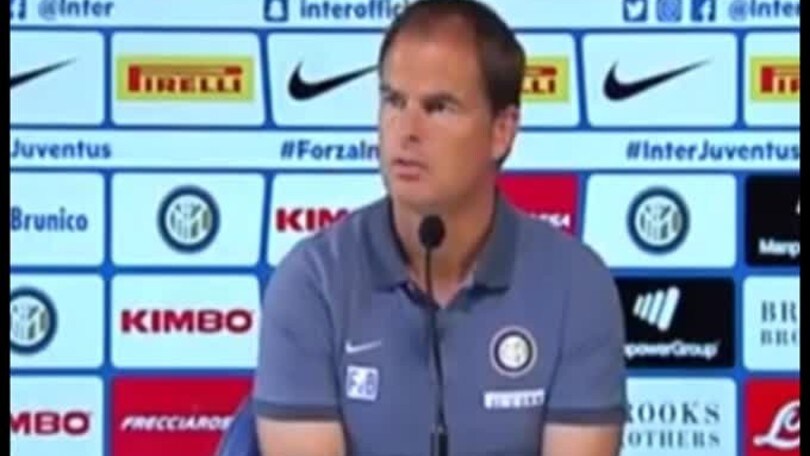 De Boer: "Possiamo fare un buon risultato"
