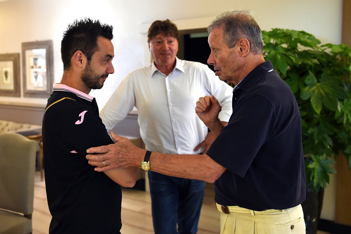 Palermo: De Zerbi controllato a vista, Zamparini supervisiona l'allenamento