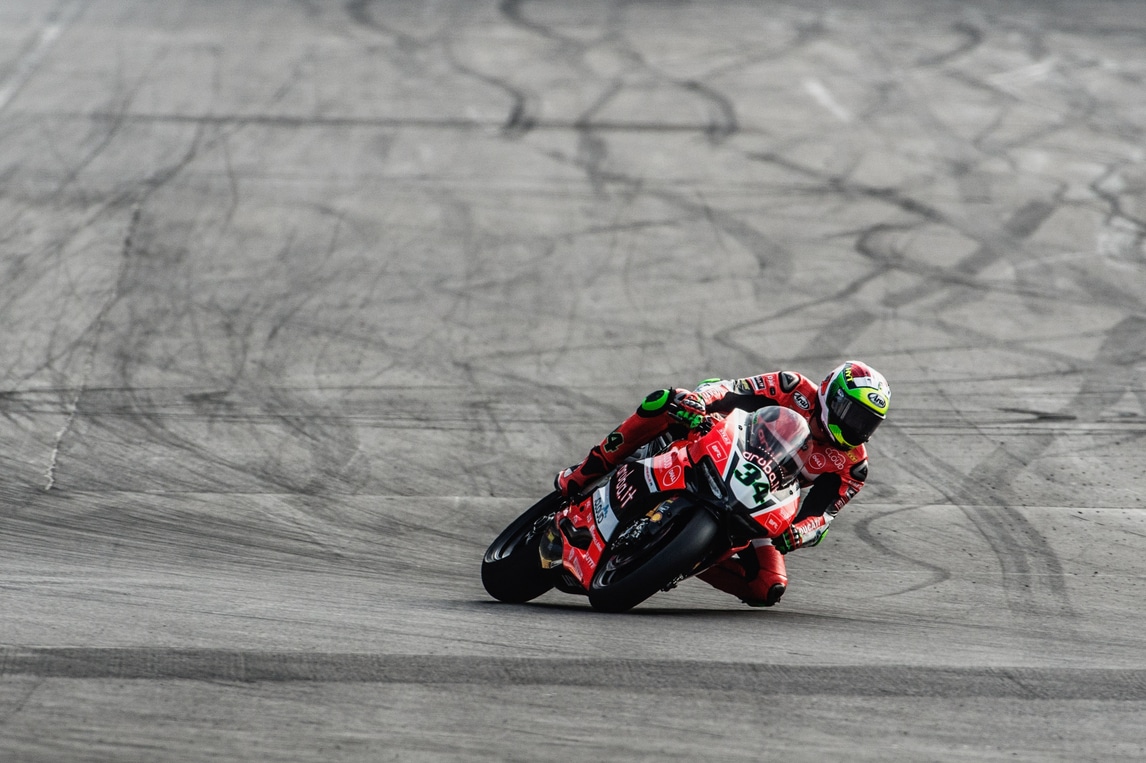 SBK Ducati, Giugliano: «Caduta imprevista»