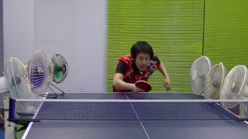 Ping pong, i colpi più incredibili nel video virale