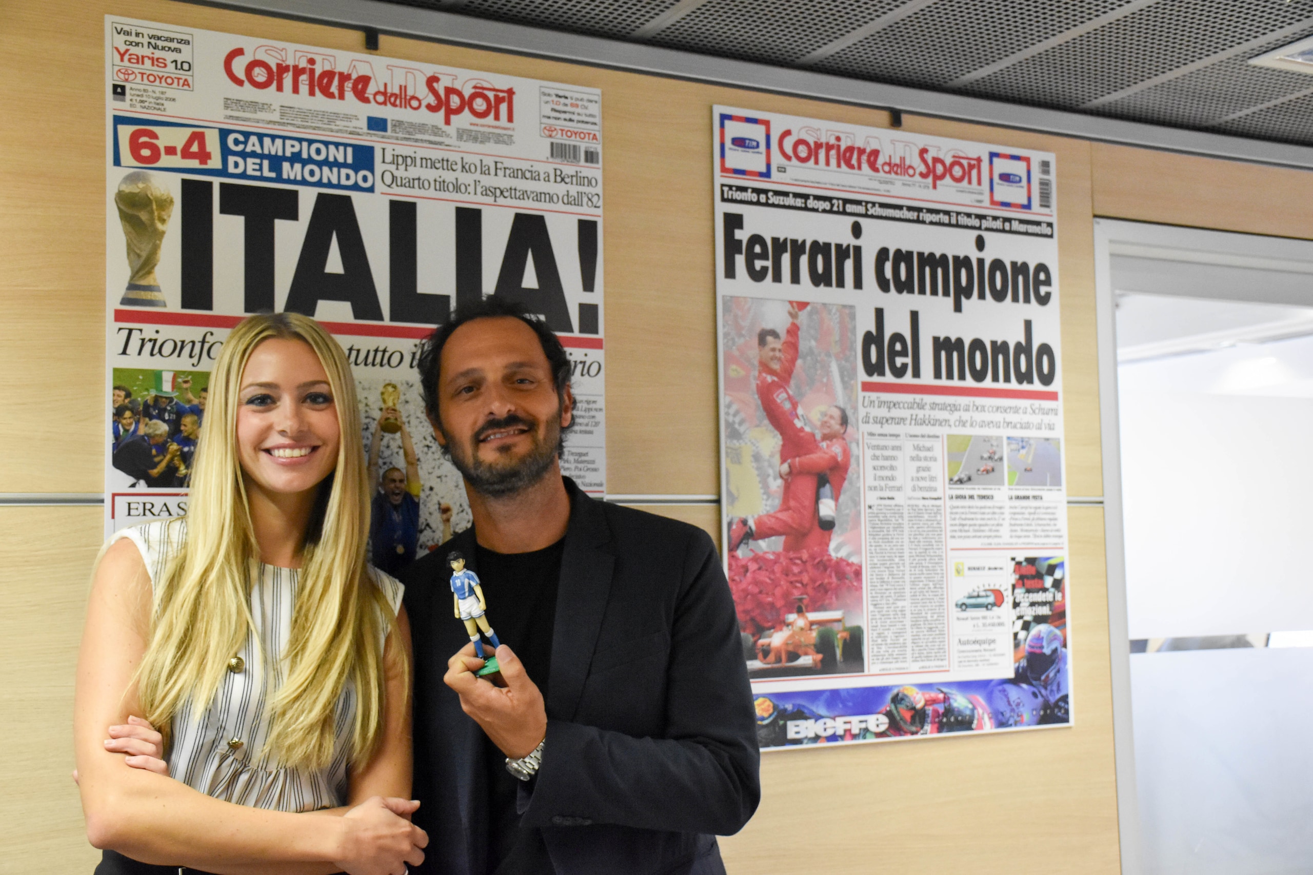 Prima di lunedì, Martina Stella e Fabio Troiano in redazione: «E' un Napoli super»