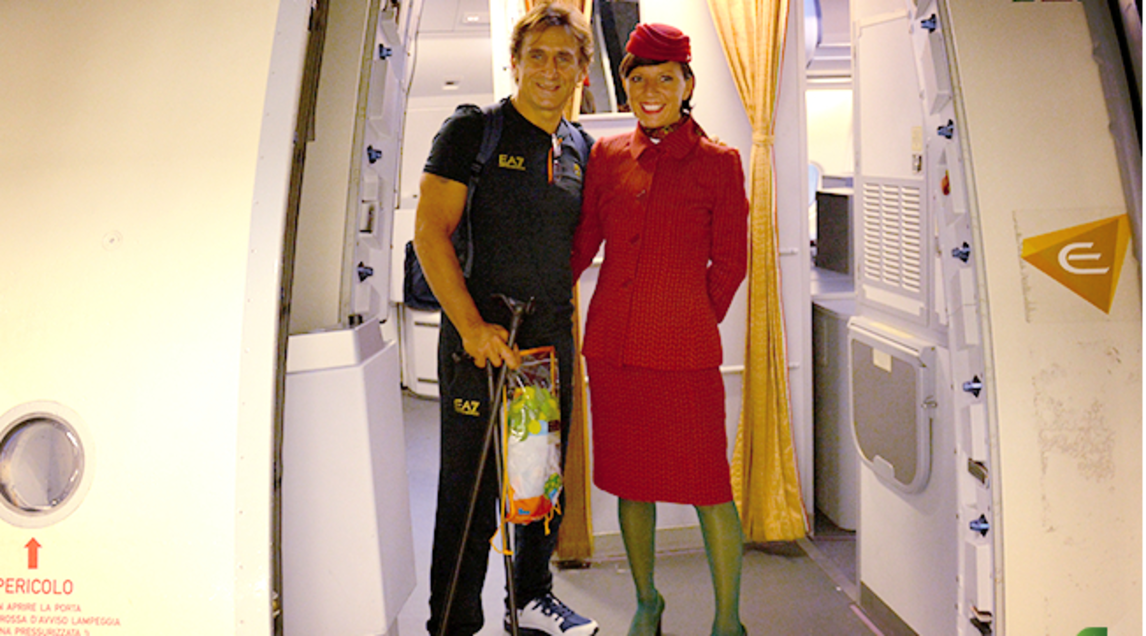 Paralimpiadi: foto e fiori a Fiumicino per l'arrivo degli Azzurri