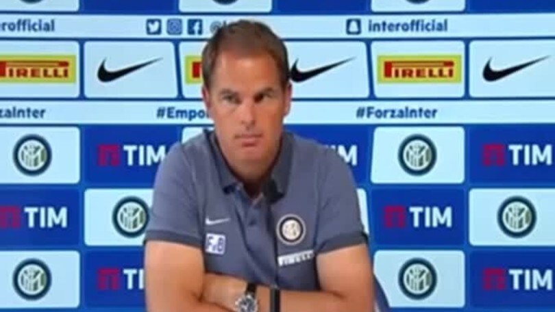 De Boer: "Tratto tutti i miei giocatori allo stesso modo"