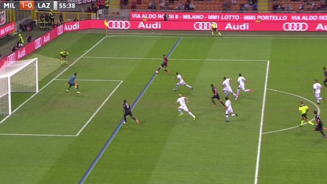 Milan-Lazio: Niang, ma che ti sei mangiato?