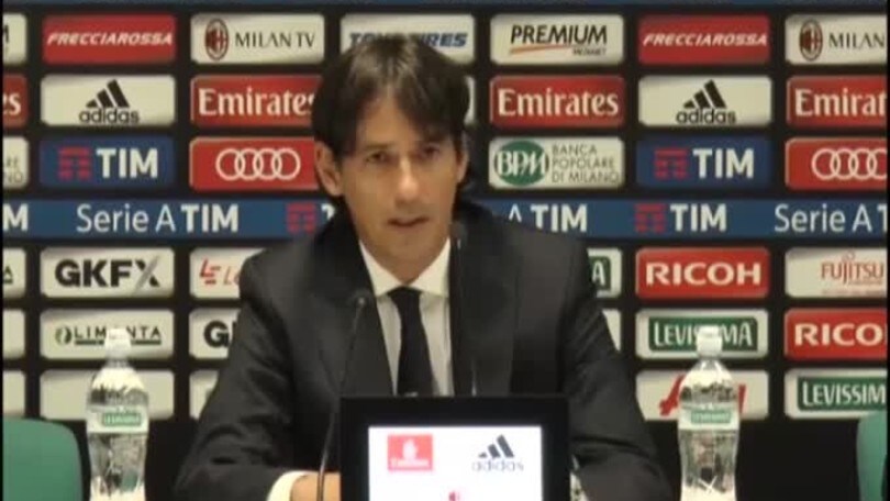 Inzaghi: "Ottimo primo tempo"