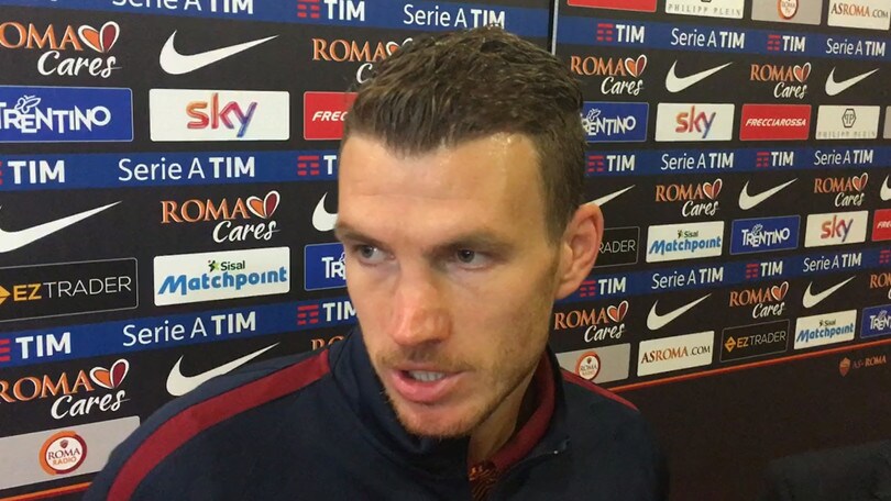 Roma, Dzeko ritrova il gol: "Con Totti che mi lancia è tutto più facile"