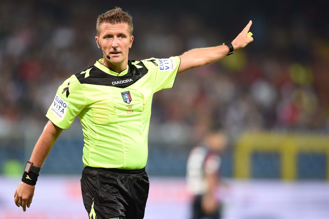 Serie A, gli arbitri della 6ª giornata: Fiorentina-Milan ad Orsato, Torino-Roma: c'è Tagliavento