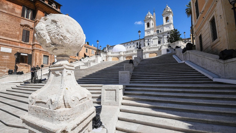 Roma, ecco la scalinata di Trinità dei Monti restaurata