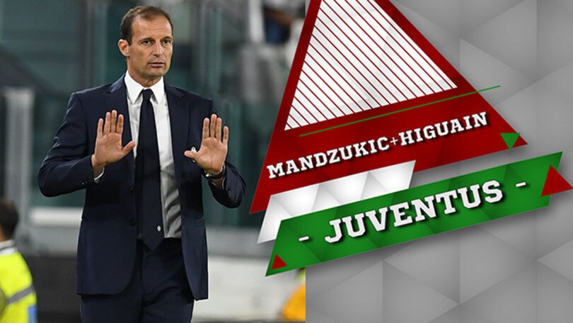 Juventus, Allegri tentato dalla coppia Higuain-Mandzukic