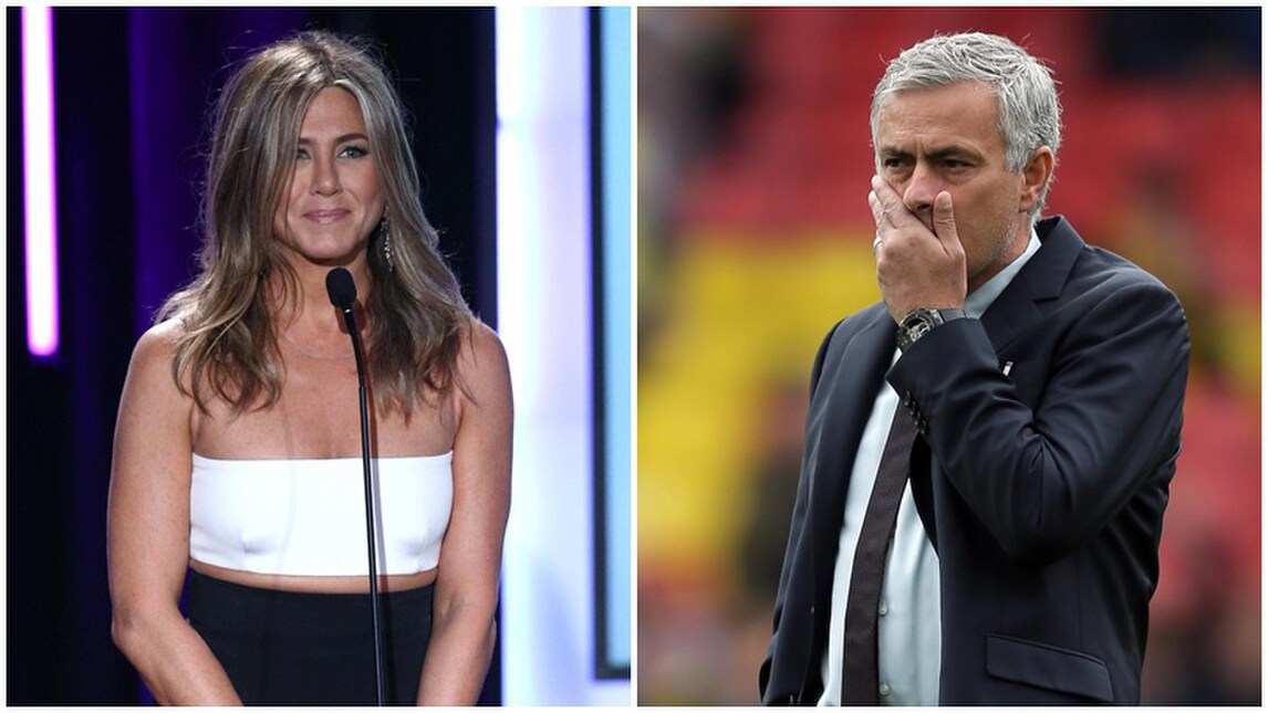 Mourinho e l'effetto Jennifer Aniston: «Brad Pitt? Che stupido!»