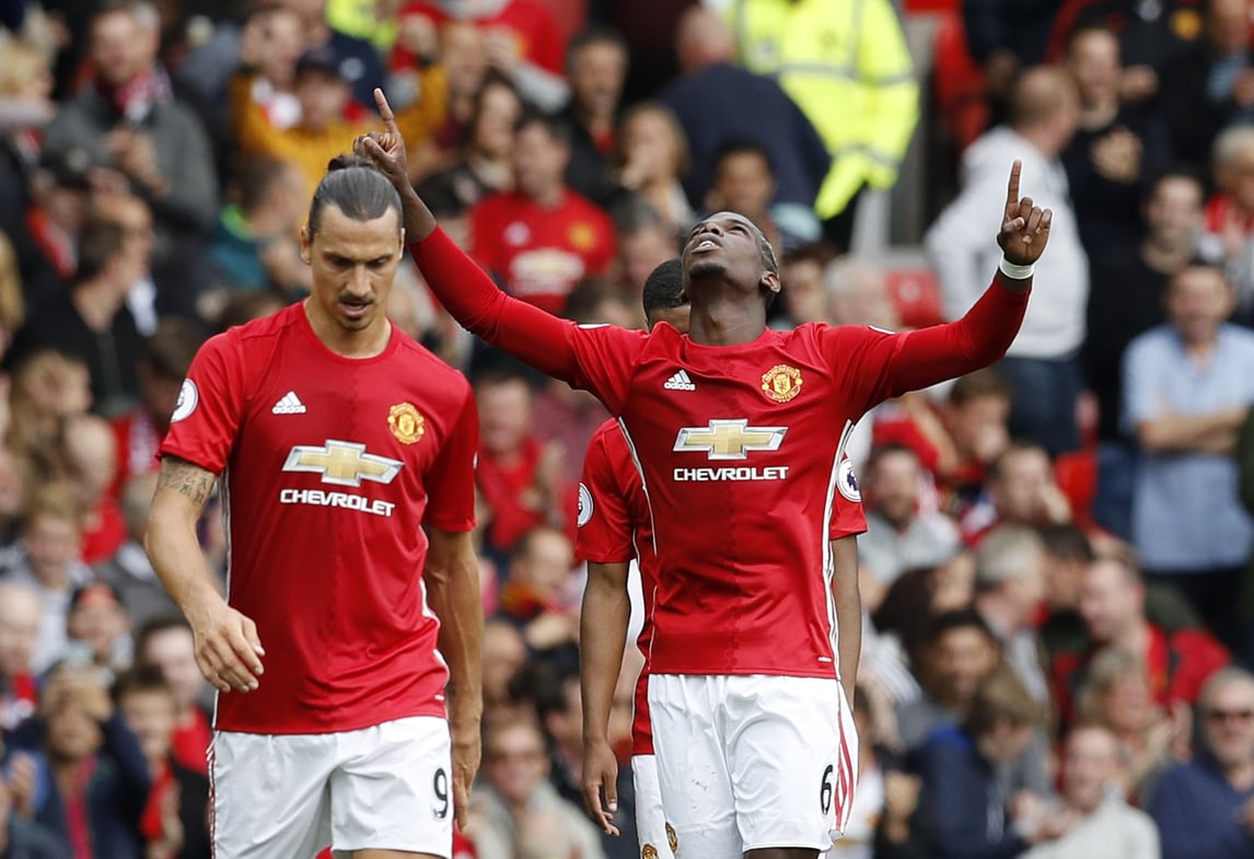 Poker United, Mou stende Ranieri. In gol anche Pogba
