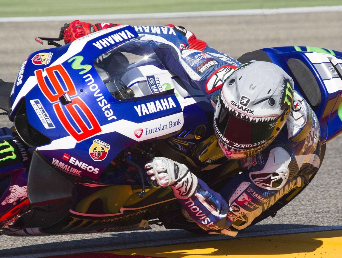 MotoGp Aragon, Lorenzo: «Prima fila ok, gara sarà difficile»
