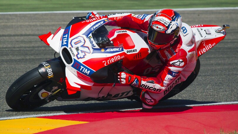 MotoGp Aragon, Dovizioso: «Problemi di gomme, potevo giocarmi il podio»