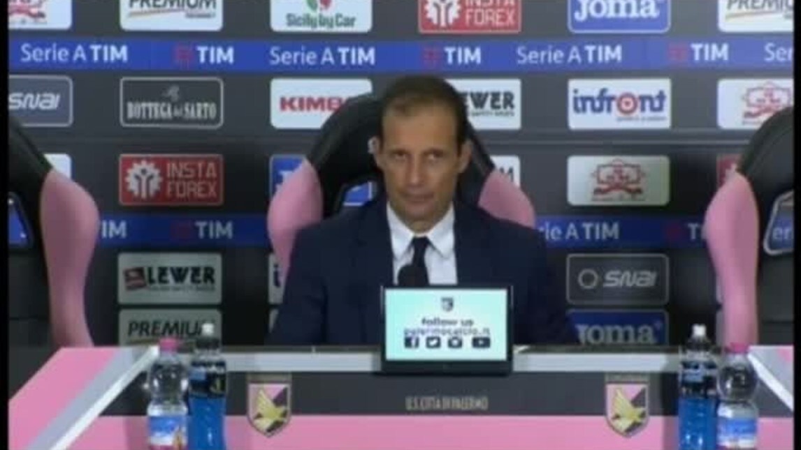 Allegri: "Preferisco giocare male e vincere"