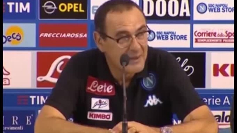 Sarri: "Con De Laurentiis nessun problema"