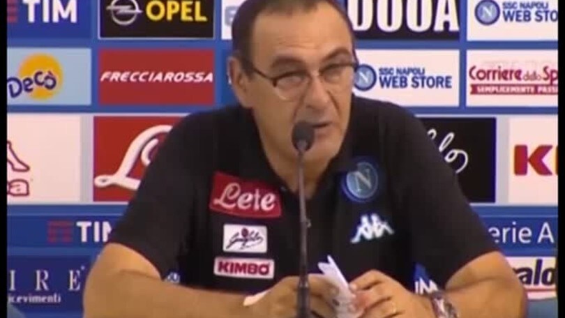 Sarri: "Vorrei non parlare più di arbitri"