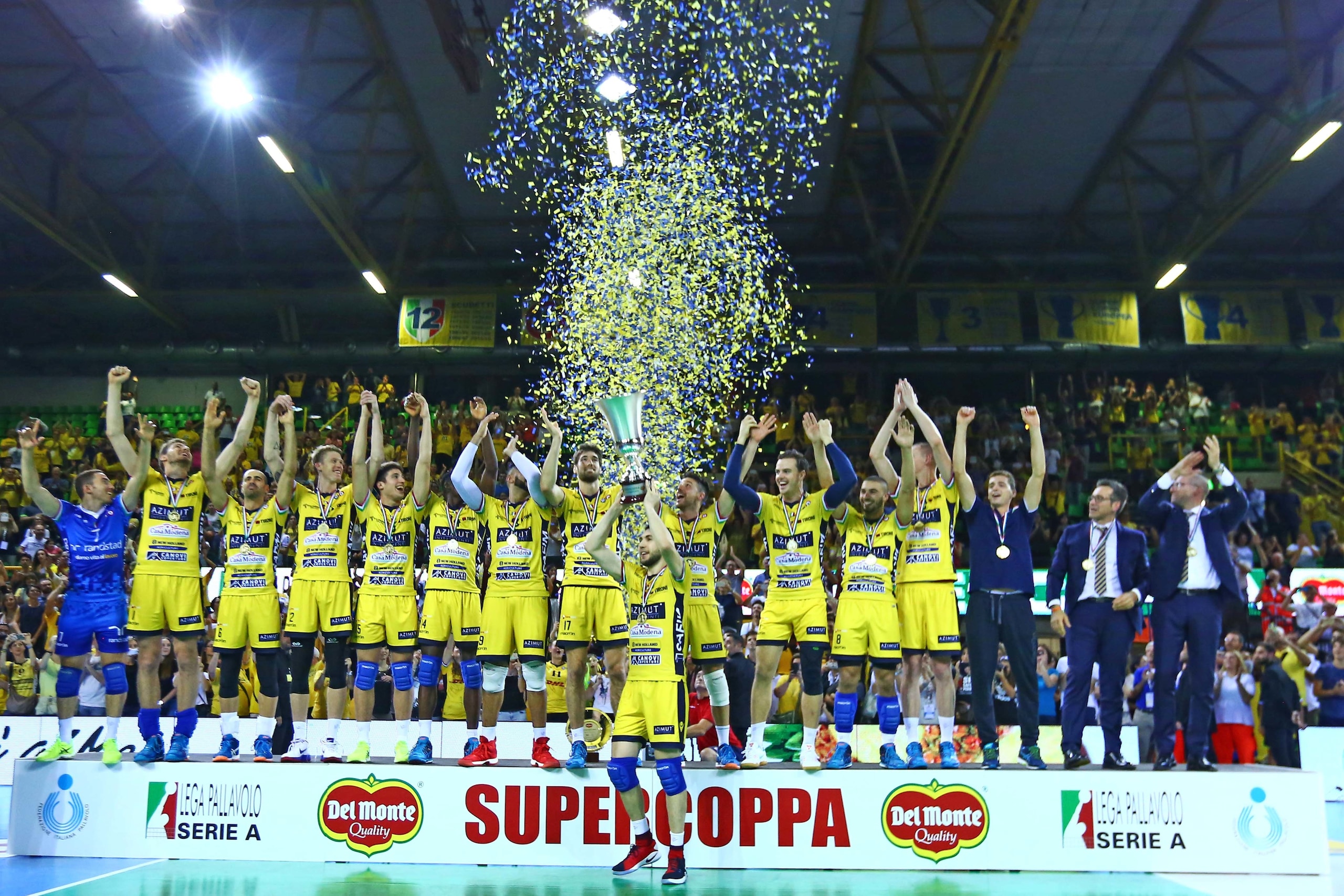 Volley: Supercoppa, trionfa Modena davanti al suo pubblico