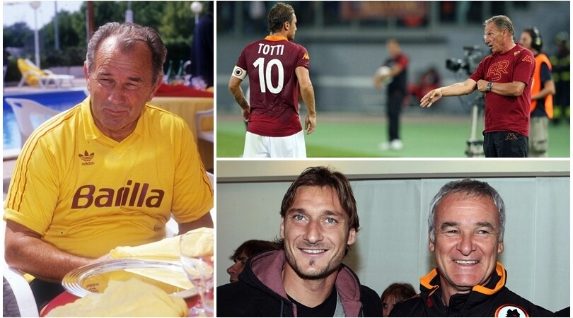 Totti, da Boskov a Zeman: tutti gli allenatori