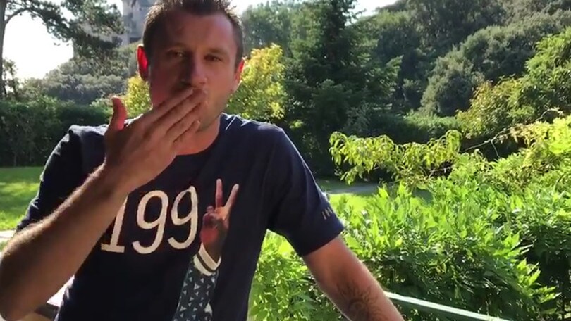 Cassano manda un bacio a Totti: "Sei il numero 10 più forte della storia italiana"