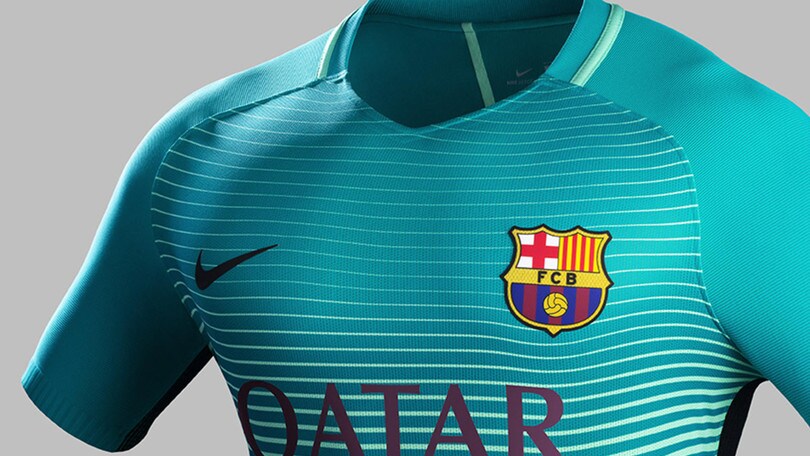 Barcellona, la terza maglia è color verde acqua