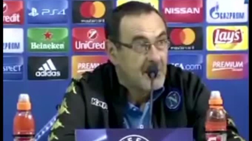 Sarri: "Che emozione entrare al San Paolo.."
