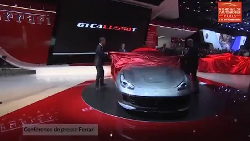 Salone di Parigi - Ecco la Ferrari GTC4 Lusso T