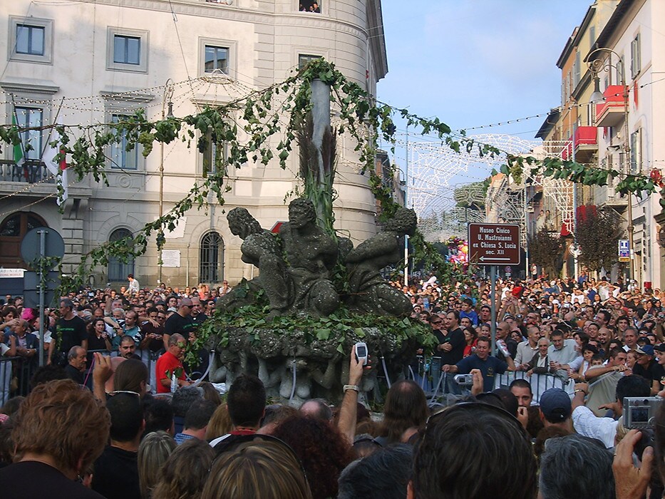 A Marino si festeggia il Dio Bacco