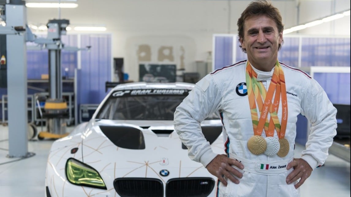 Invincibile Alex Zanardi, torna in pista a 50 anni