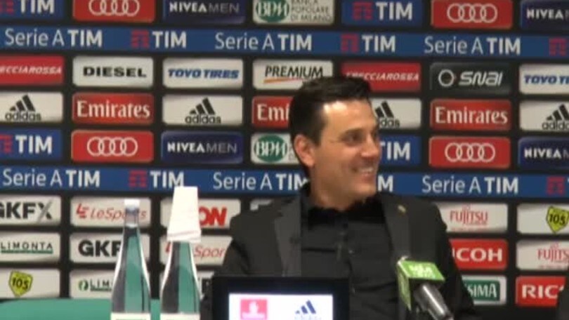 Montella scherza sui calciatori papà