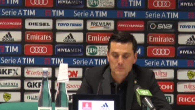 Montella: "Galliani temeva disfatta? Io no"