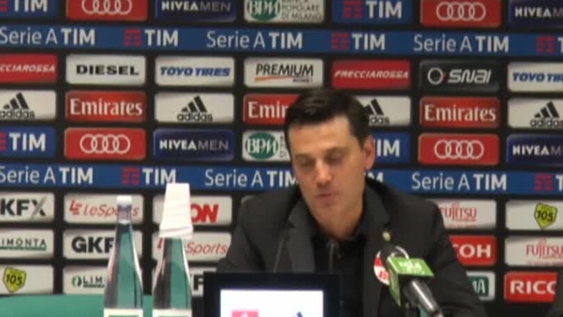 Montella: "Non vedo molte squadre giocare meglio di noi"