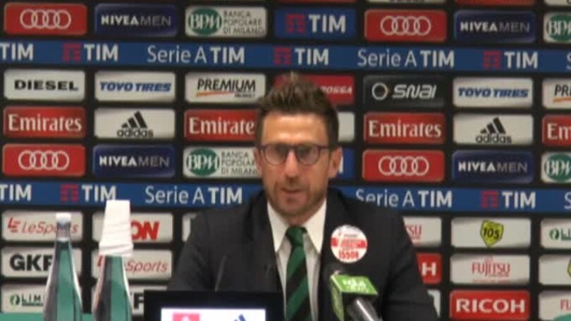Di Francesco: "Sto zitto per non farmi squalificare"