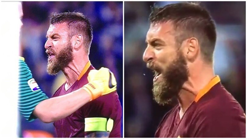 La 'vena' di De Rossi dopo la vittoria sull'Inter spopola sul web