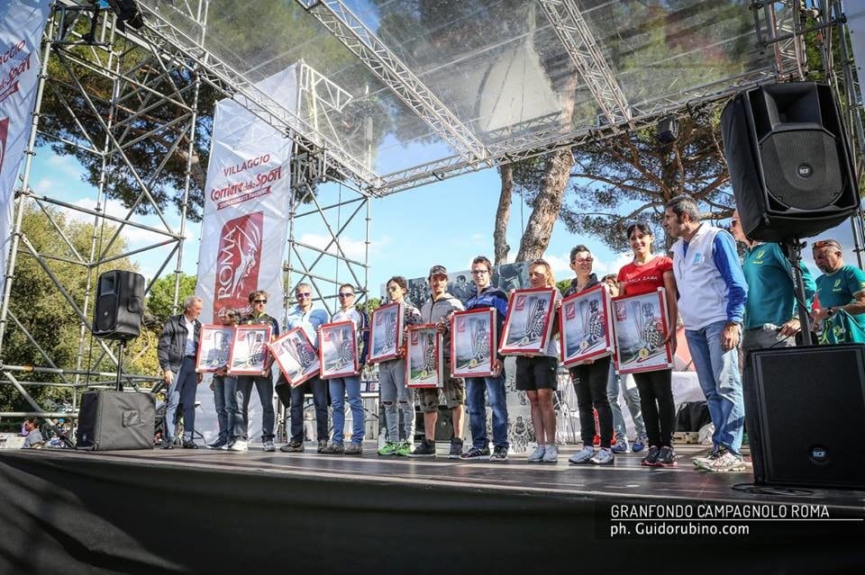 Granfondo Campagnolo di Roma: Medal in Frame conferma la partnership 2016