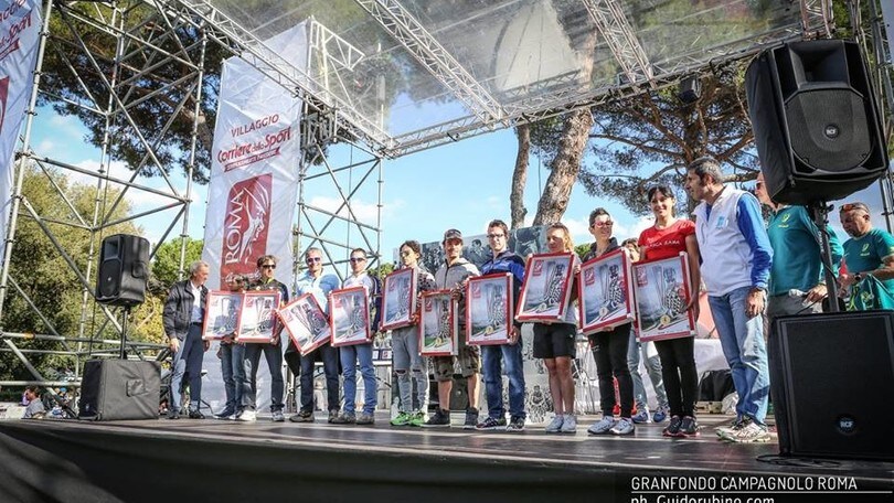Granfondo Campagnolo di Roma: Medal in Frame conferma la partnership 2016