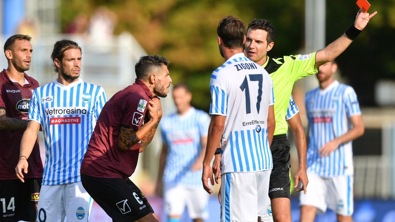 Serie B Due turni di stop a Schiavi della Salernitana