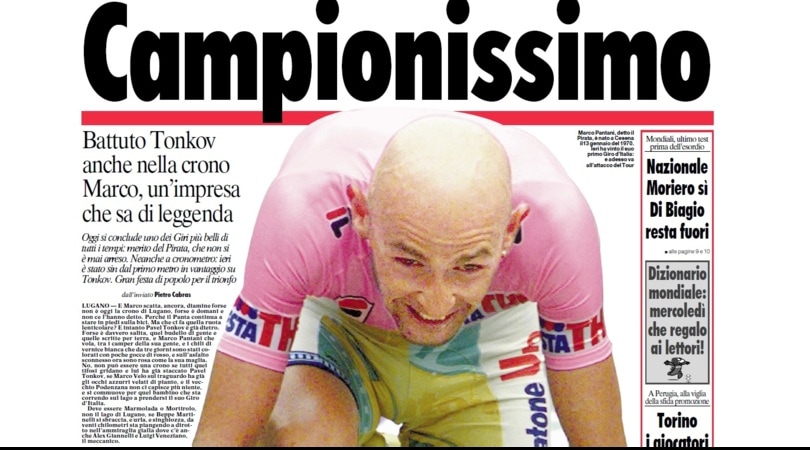 Granfondo Story: Pantani trionfa al Giro d'Italia del 1998