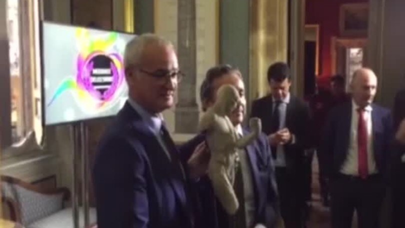 Ranieri premiato a Roma