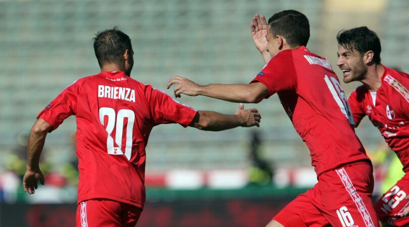Bari-Entella 1-1, Iacoponi risponde a Brienza