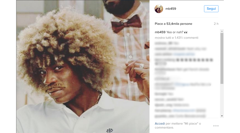 Super Mario Valderrama! Balotelli e il nuovo look