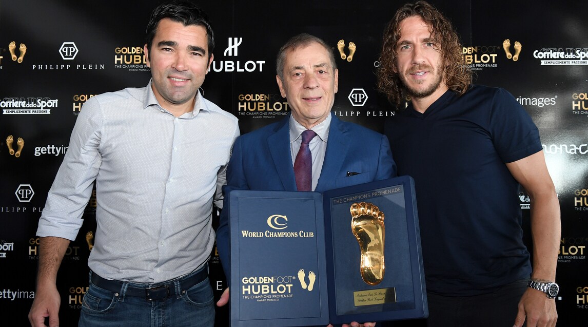 Golden Foot, Deco e Puyol premiati nella categoria Legends 2016
