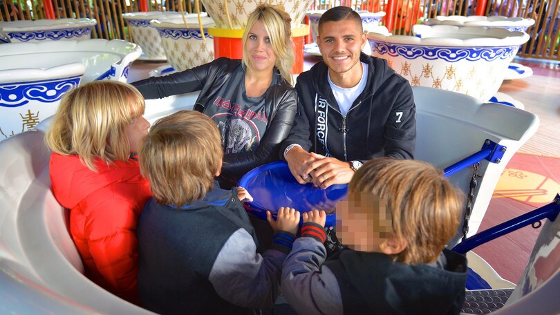 Icardi e Ansaldi, che sorrisi a Gardaland