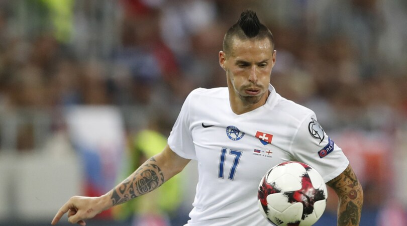 Qualificazioni Mondiali 2018: Festa per Hamsik e Jovetic, gol Khedira. Hart salva l'Inghilterra