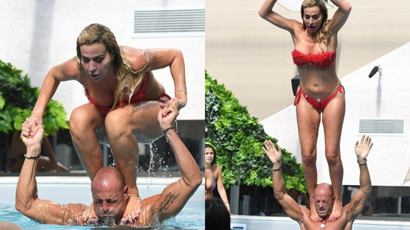 Grande Fratello Vip: Bettarini-Marini, i giochi hot si spostano in piscina
