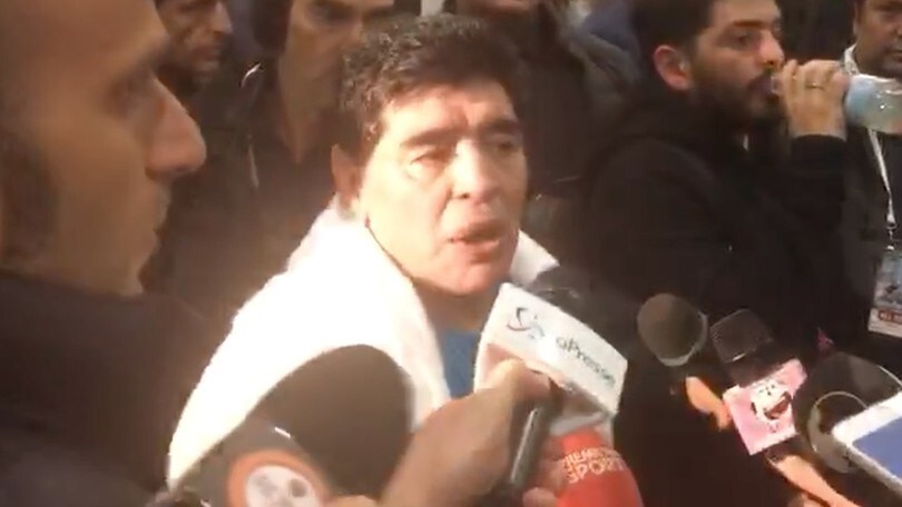 Maradona: Veron? Resta fra di noi. Tifo per Gabbiadini