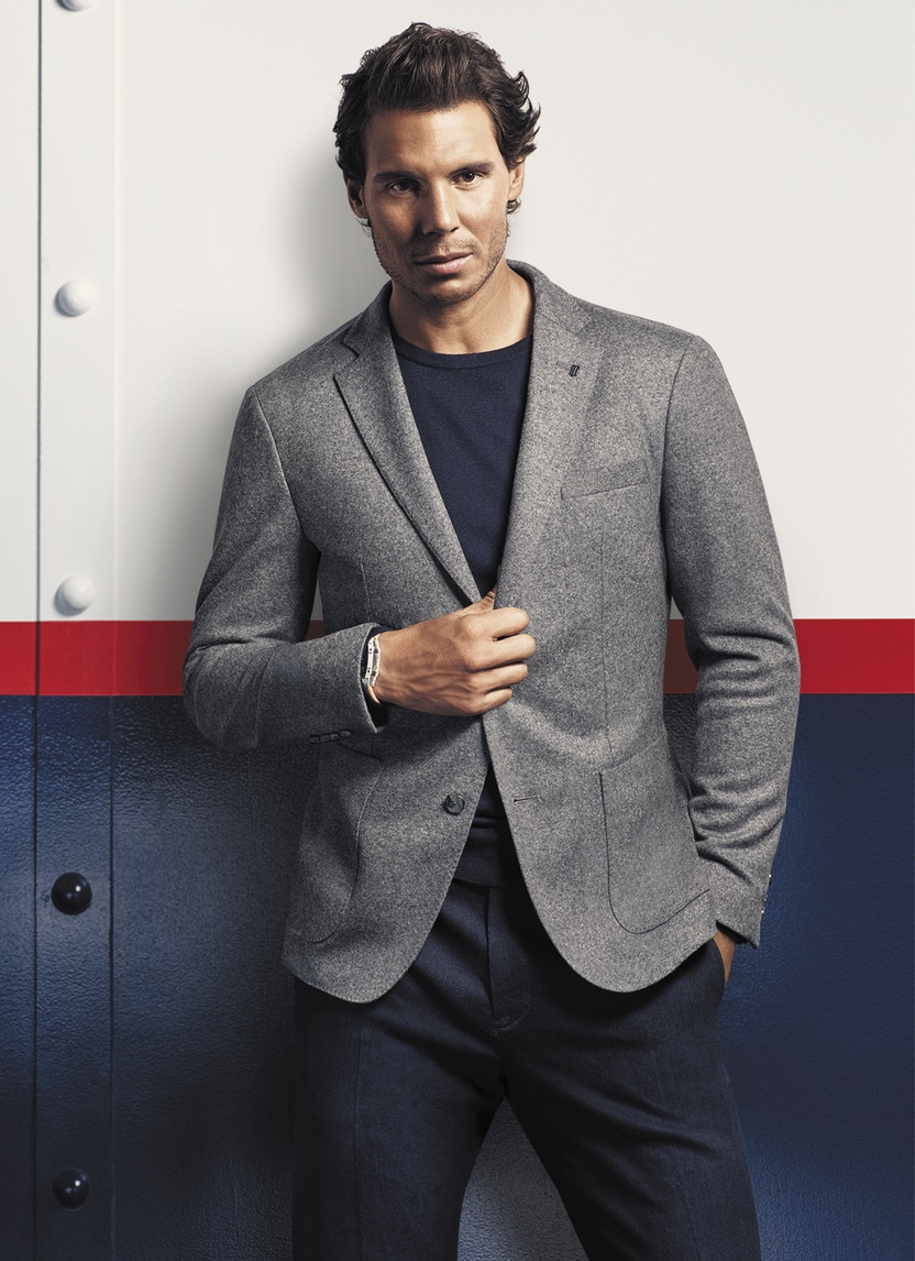 Rafael Nadal per la collezione Tailored di Tommy Hilfiger