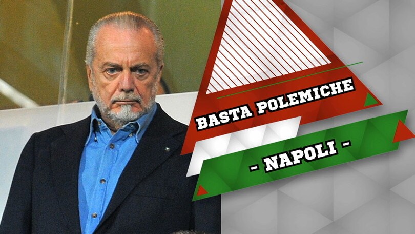Napoli, De Laurentiis: "Basta polemiche nel calcio"