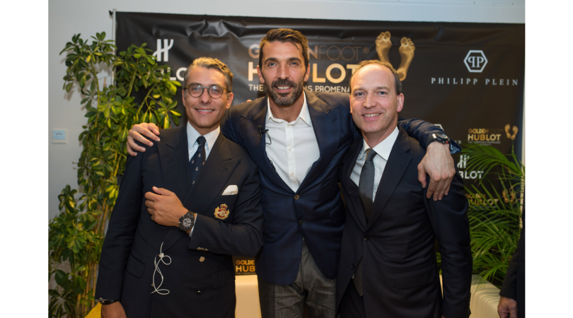 Gianluigi Buffon vince il Golden Foot Hublot Award 2016