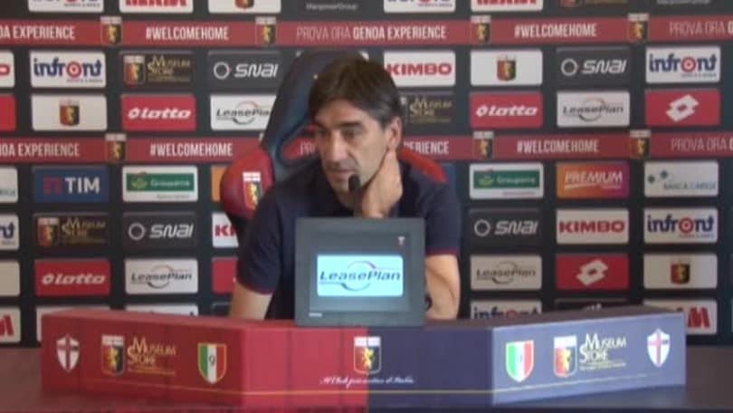 Juric: "Genoa, nessun alibi con l'Empoli grande occasione"
